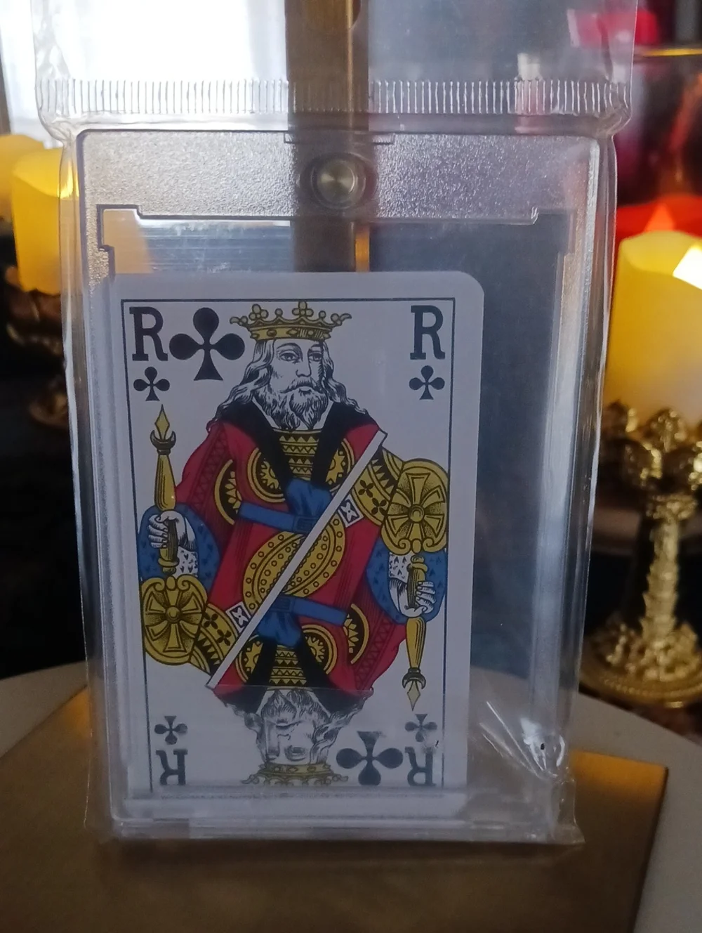 Louis Vuitton Multicolor Playing Card With Clear Hard Case With COA